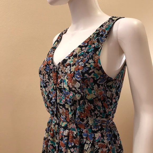 Cotton On Sleeveless Floral Dress High Low Hemline - Picture 12 of 15